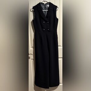 Tahari Black Wide Leg Women's Jumpsuit